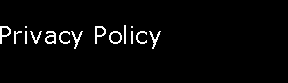 Privacy Policy